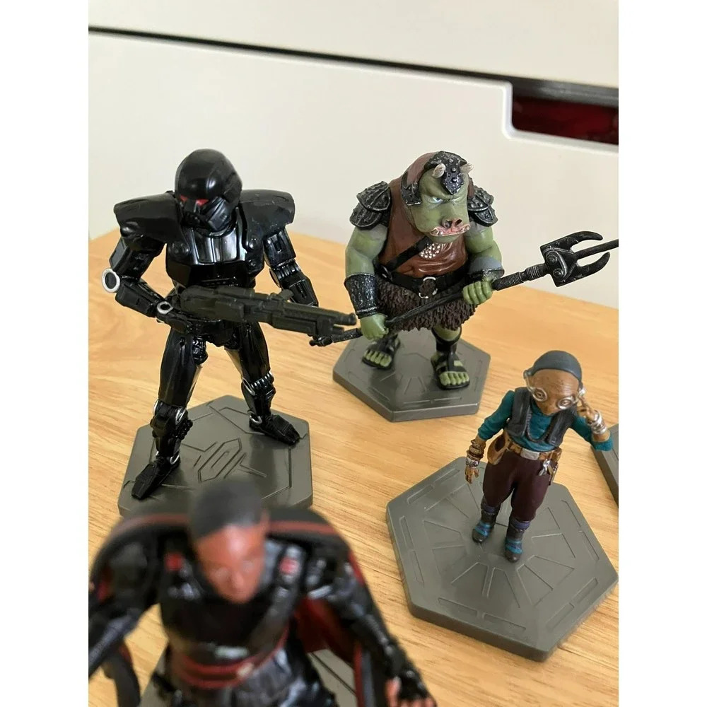 Disney Star Wars Play Figures Mandalorian Boba Fett Skywalker Moff Gideon Lot 9 - Picture 3 of 6